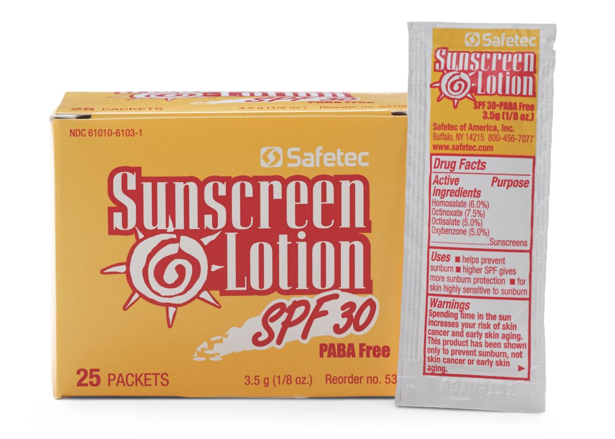Safetec®3.5克SPF 30防晒乳液