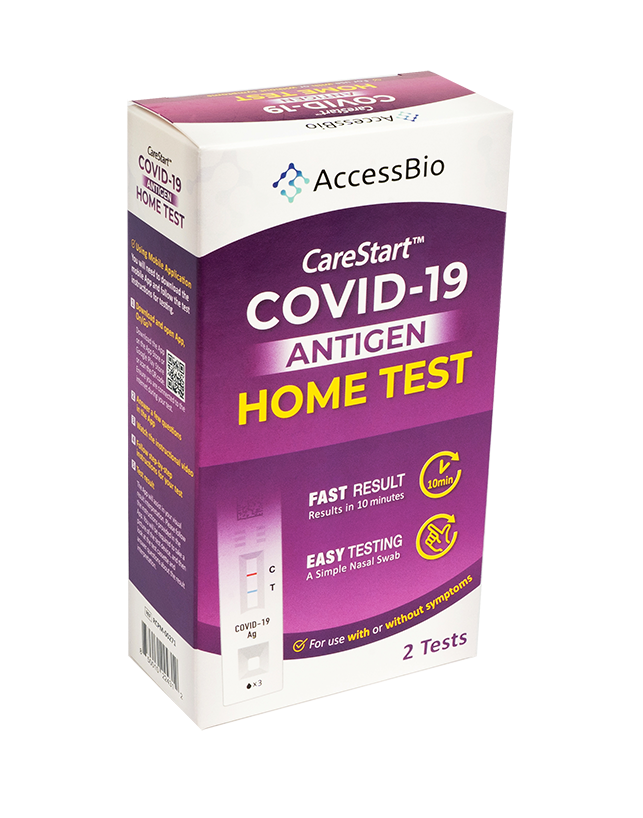 CareStart™COVID-19快速抗原家庭检测试剂盒