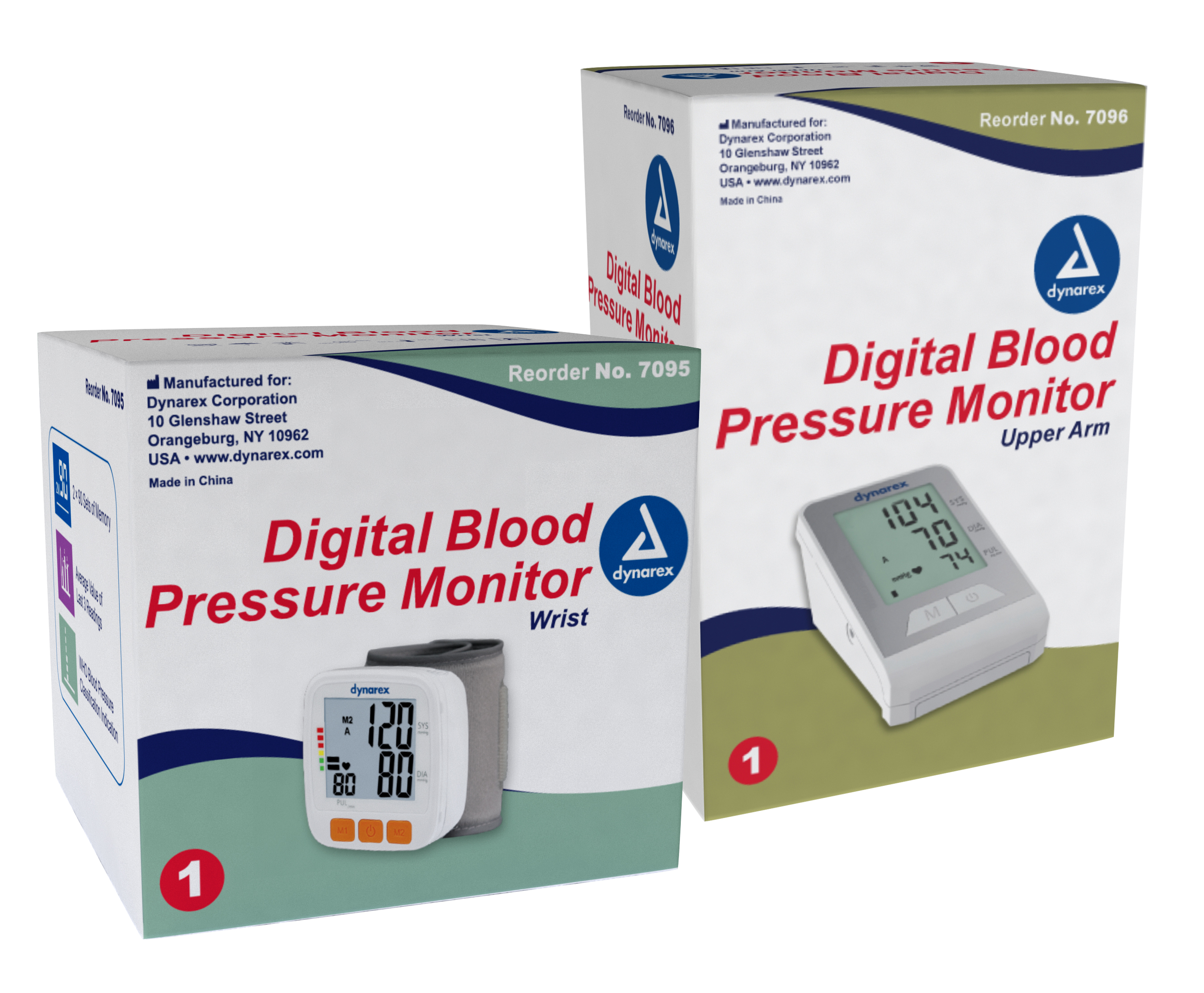 Dynarex数字手腕血压计