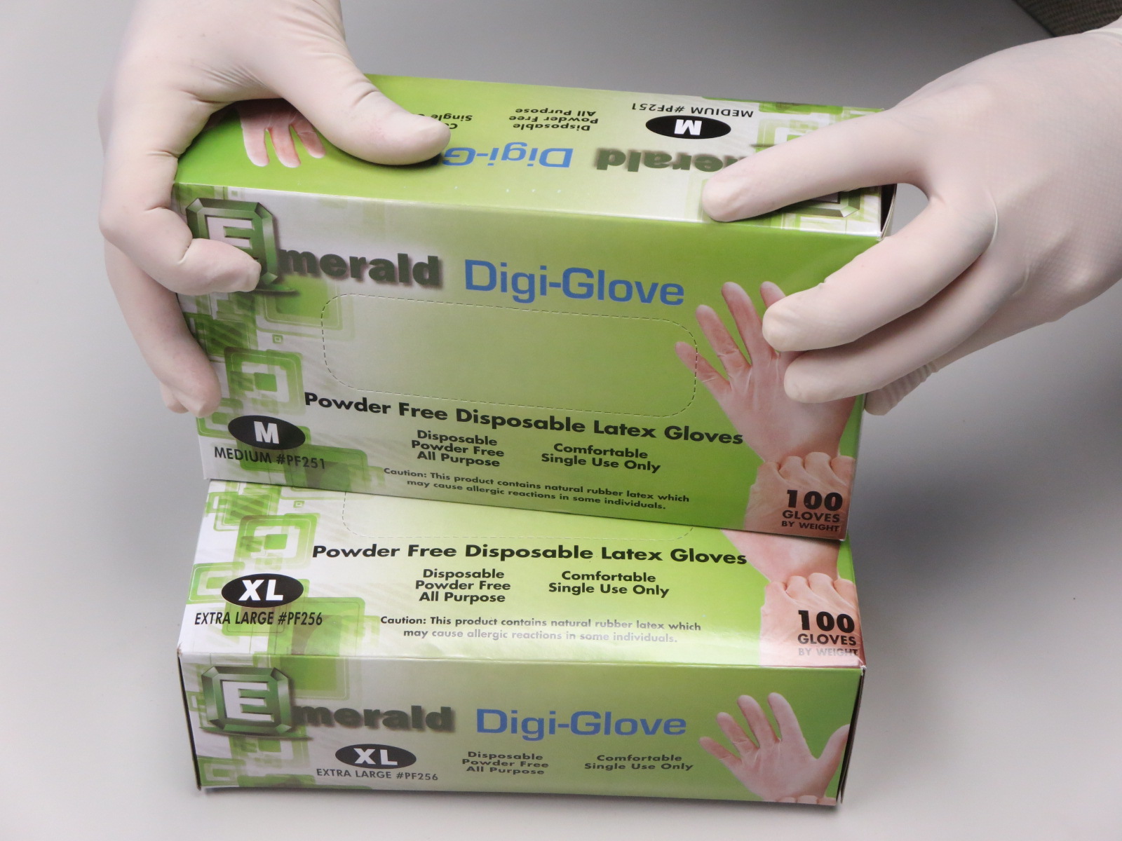 埃米尔ald Digi-Glove 4-mil powder-free general purpose Latex Gloves