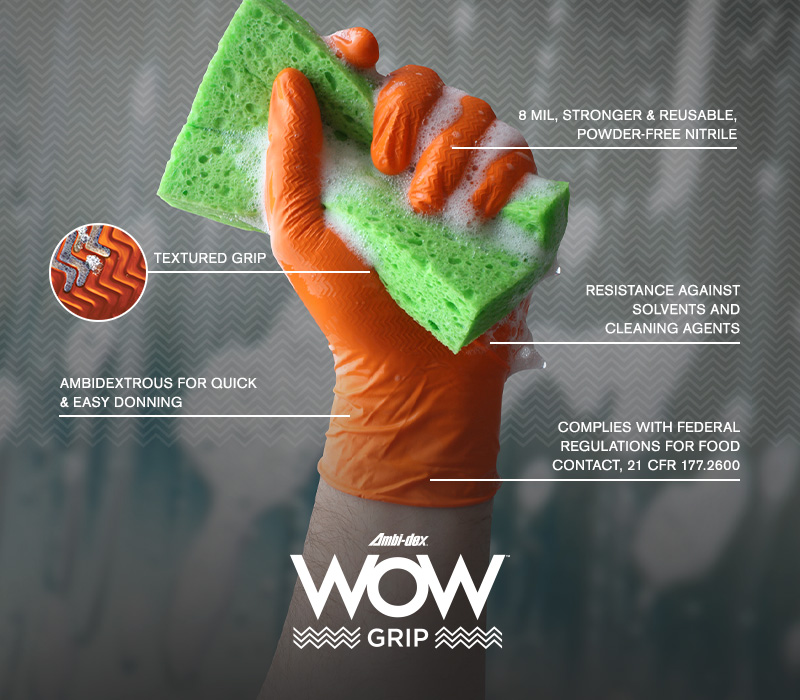 ambix®WOW™Grip一次性丁腈手套