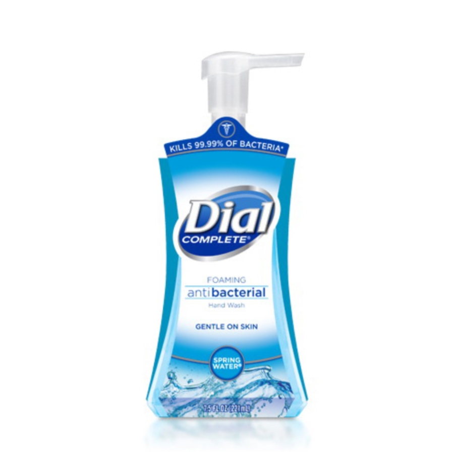 1437345 Dial®抗菌泡沫洗手皂原始气味15盎司泵瓶