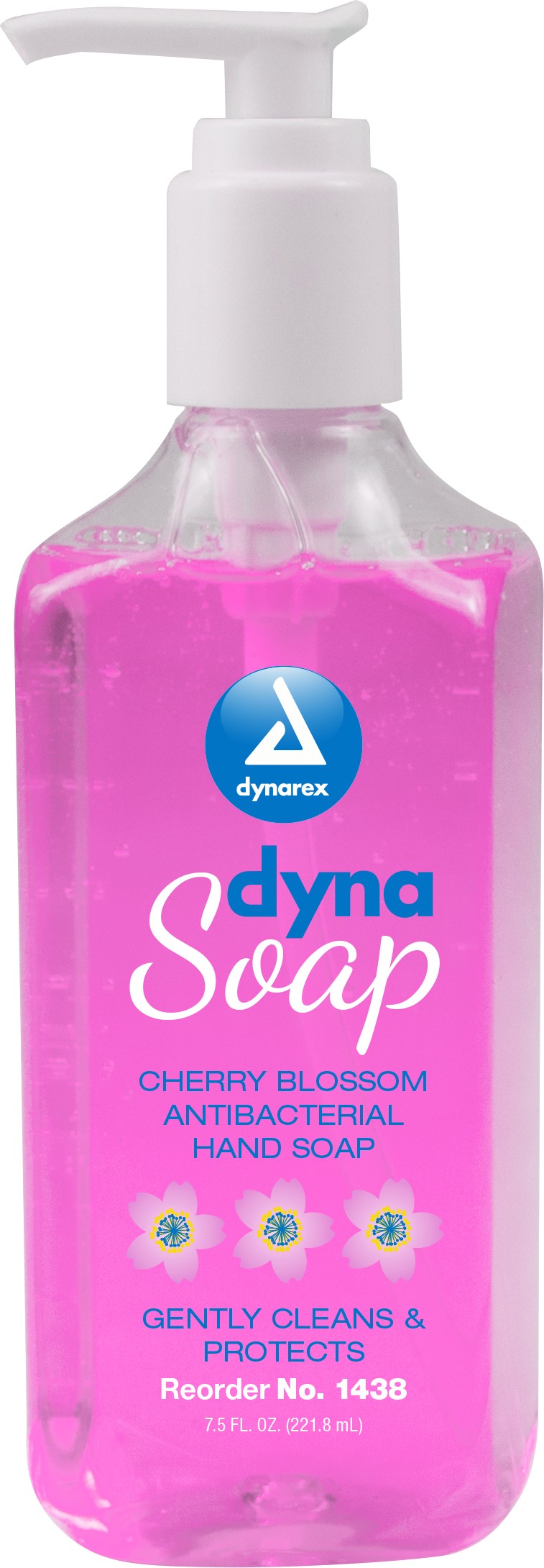 1438 Dynarex DynaSoap抗菌肥皂- 7.5盎司泵瓶