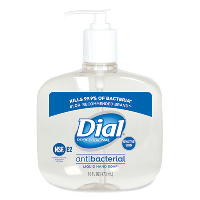 80784 Dial®敏感皮肤抗菌洗手液，花香，16盎司泵，