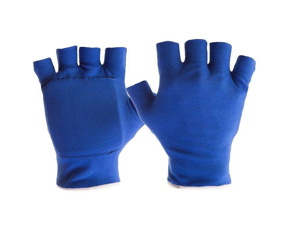 # ER501 Impacto®Ergotech一半手指班轮with cotton polyester and padded palm