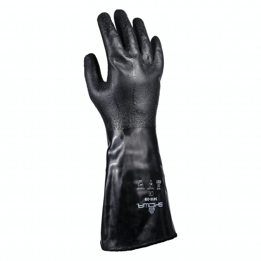 昭和®1346全氯丁橡胶涂层切割耐化学手套