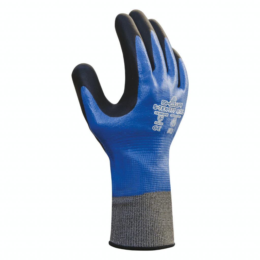 昭和®S-Tex®377双丁腈涂层哈根线圈A4工作手套