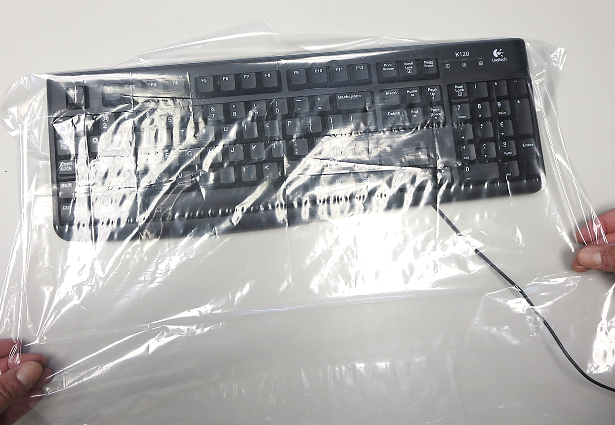 一次性键盘套，PS400塑料清晰保护®一次性保护电脑键盘套