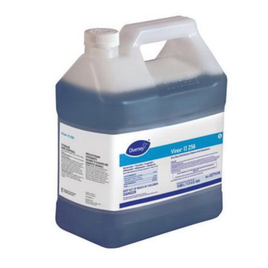 5271416 Virex®II 256消毒剂清洗剂是一步，季铵盐为基础的消毒清洗剂浓缩，1.5加仑