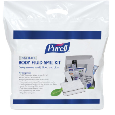 3841-02-ECO PURELL™一次性符合OSHA和食品标准的体液溢出试剂盒