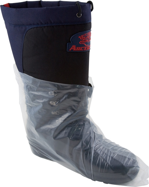 #BPD3-XL-5安全区域®一次性透明3毫升超大尺寸聚乙烯靴套