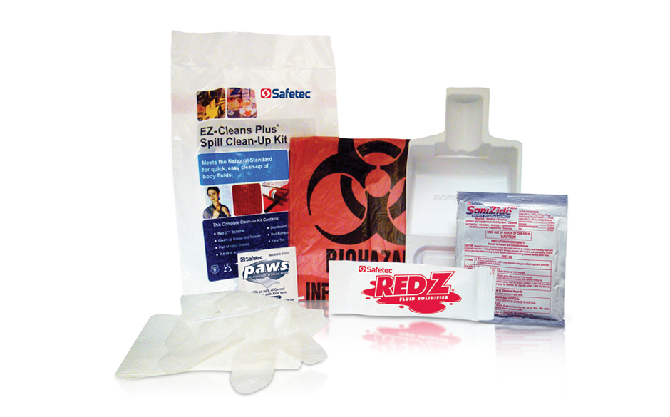 SafeTec®ez - clean®Plus身体液体溢出密封套件