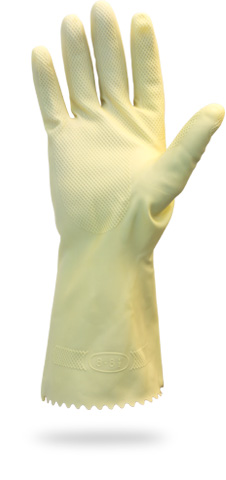 #GRCA-SIZE-1SF Safety Zone®琥珀色无衬里乳胶手套