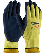 # 9- k1444 PIP®Powergrab™KEV4™乳胶涂层无缝编织Kevlar®手套，微光洁度