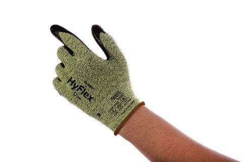 安塞尔®HyFlex®#11-550泡沫丁腈涂层A2防割工作手套，带有截距
