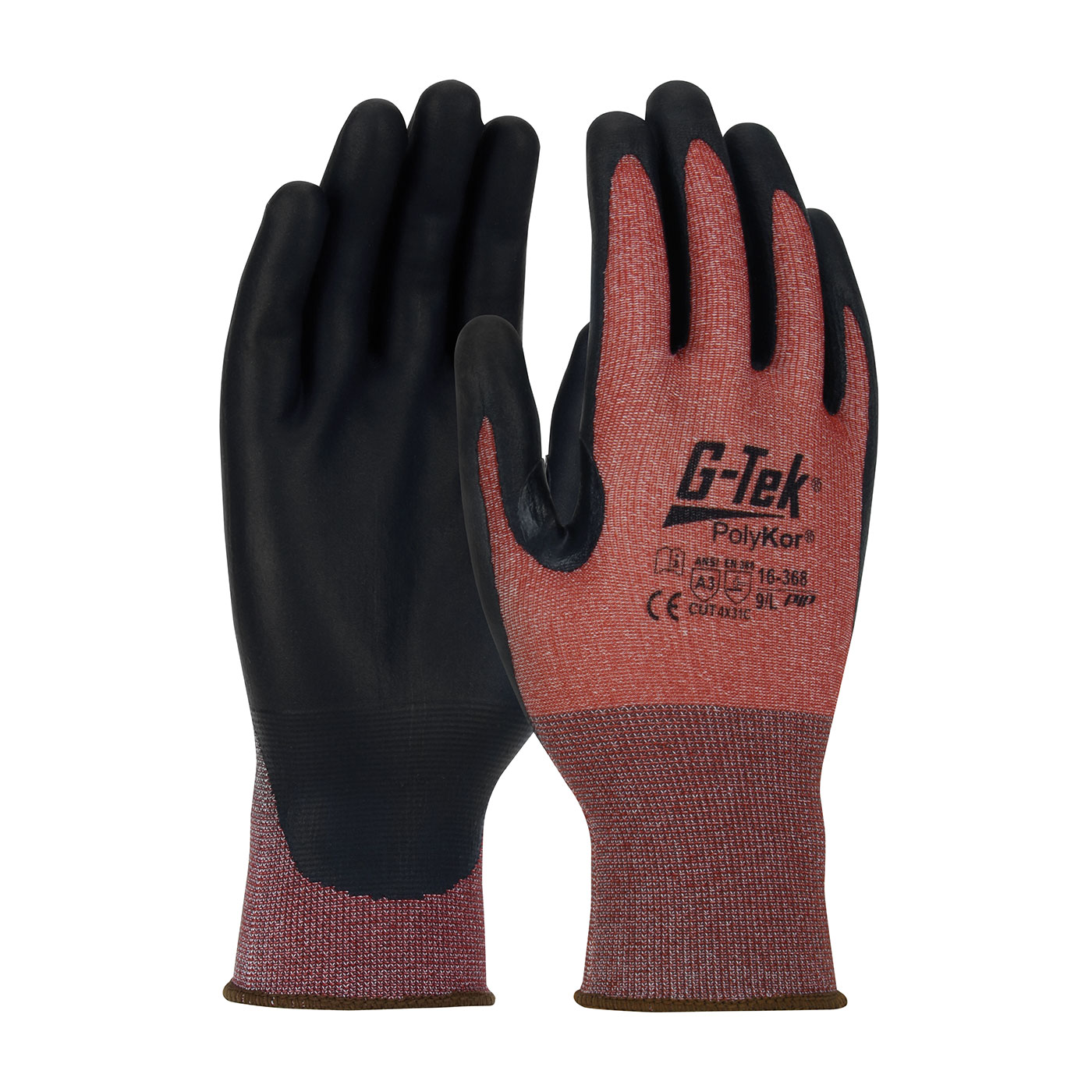 PIP®G-Tek®PolyKor®X7™无缝针织PolyKor®X7™混合手套，涂有nefoam®涂层的手掌和手指-触摸屏兼容