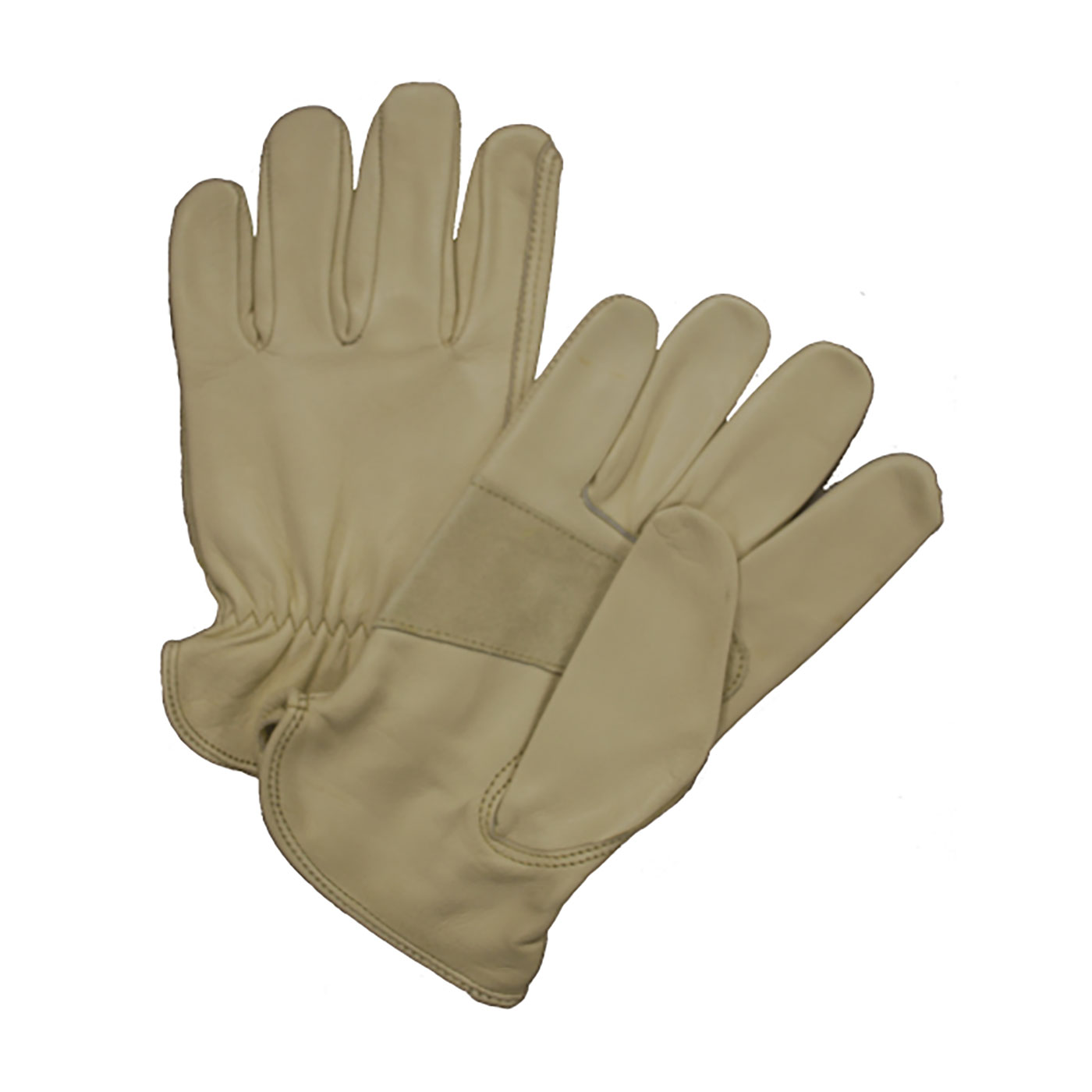 984K PIP®优质级顶级谷物牛皮司机手套，带Keystone拇指和增强手掌