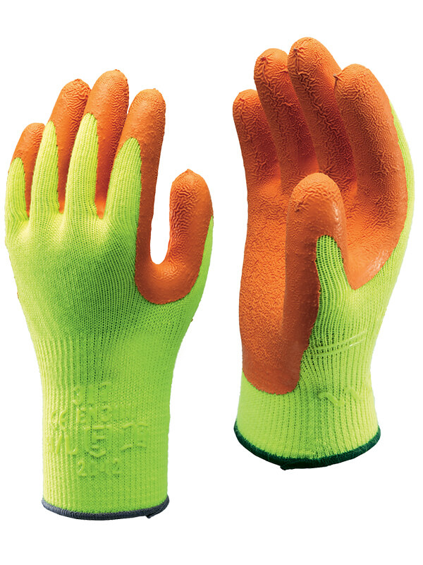 昭和®317 Hi-Viz乳胶涂覆无缝针织手套