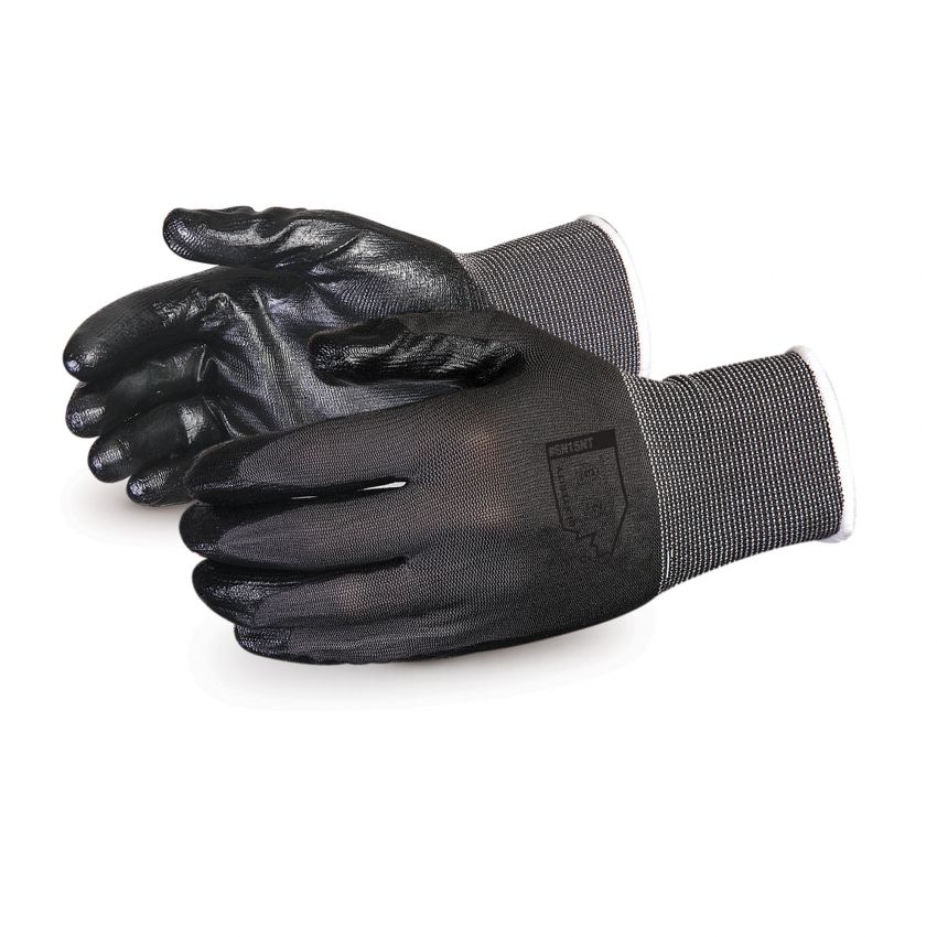 #SN15NT -高级手套®灵巧®无缝尼龙手套与棕榈丁腈涂层