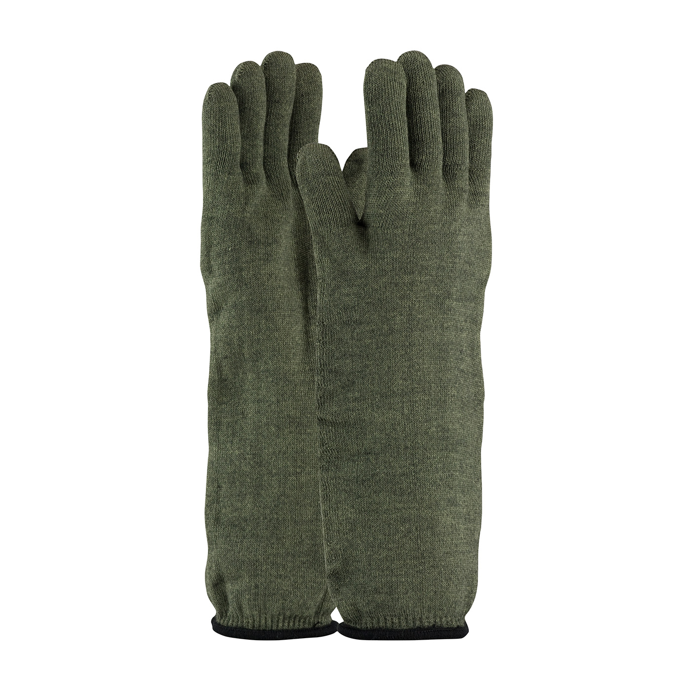 #43-858 PIP®Kut Gard®凯夫拉®/ Preox无缝针织热轧手套，棉衬里和延长袖口