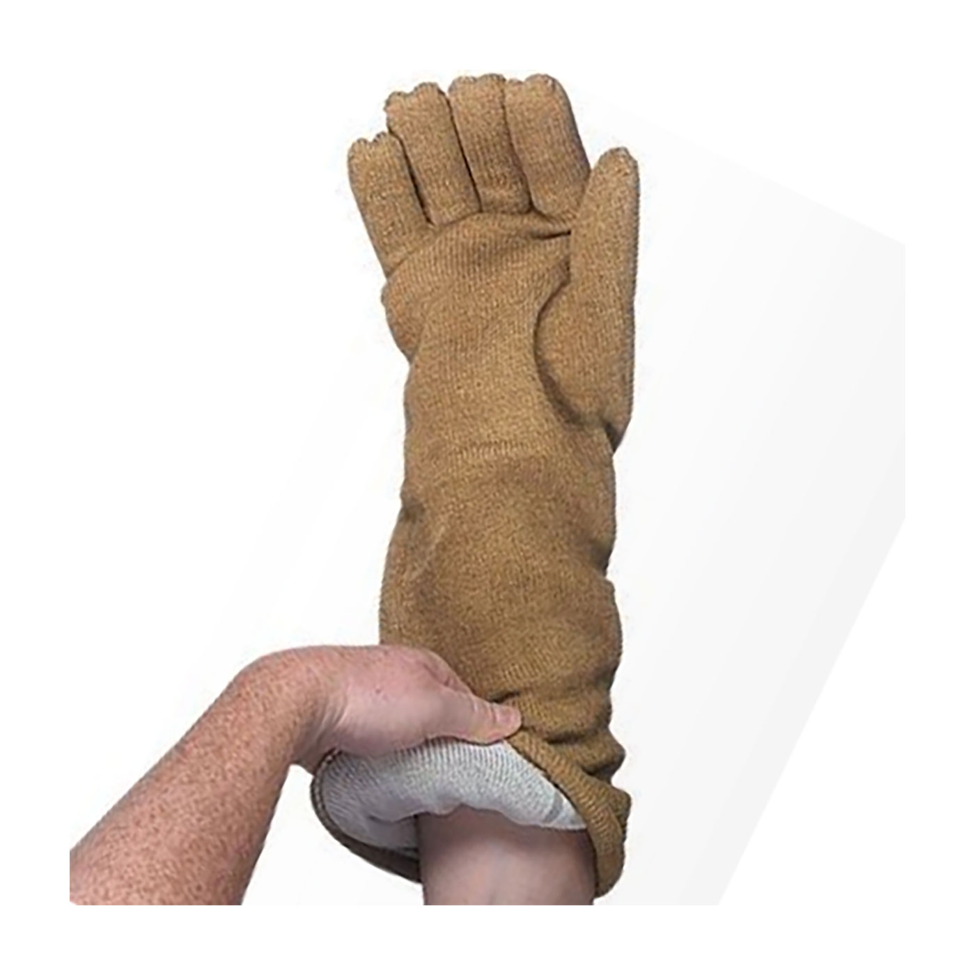#55G QRP®Qualatherm®1400 Dry Thermal 18 '防护手套，肘部长度