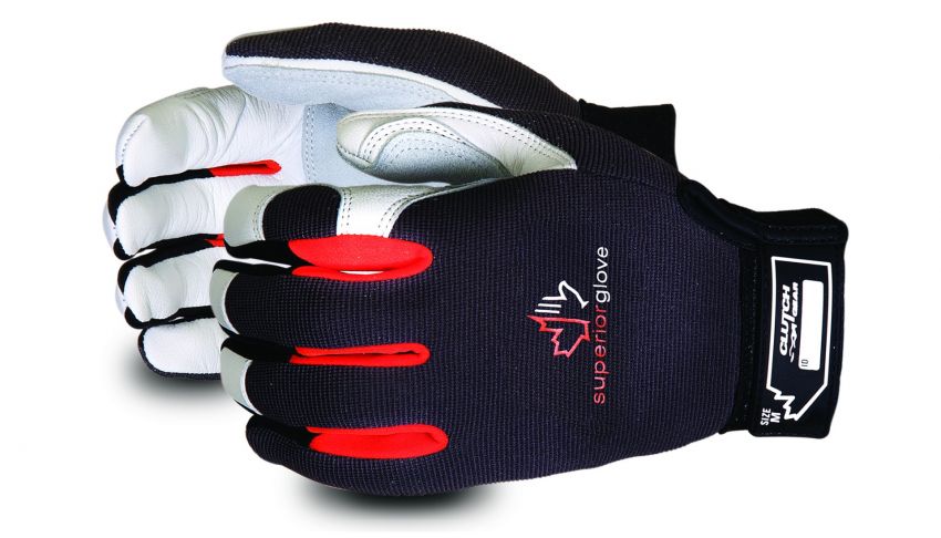 #MXGCETFL-高级手套®离合器齿轮®冬衬山羊皮力学手套