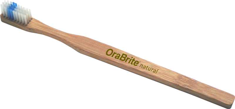ORA22920 OraBrite可生物降解竹成人全头病人牙刷软指示刷毛