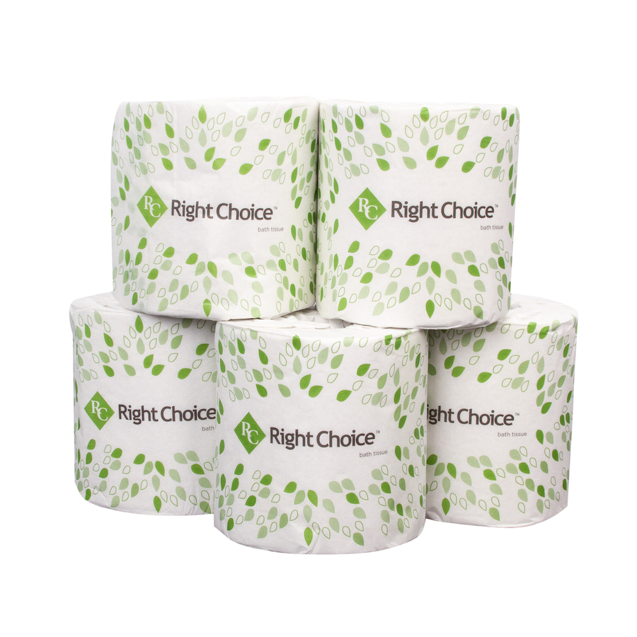 1195 Right Choice™2层包装标准沐浴纸巾