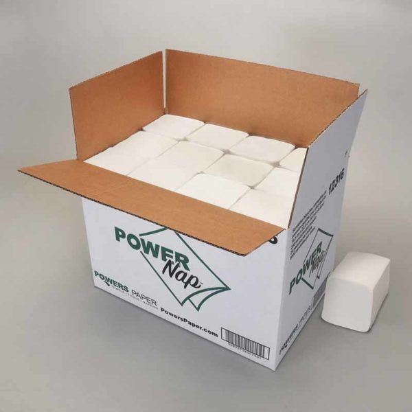 12316 Power Paper PowerNap®优质白色折叠餐巾纸