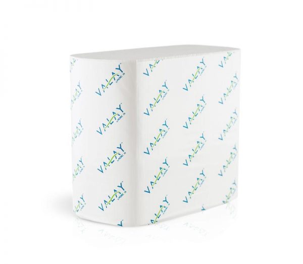 4500VN Morcon Valay 2层6.5'x8.25 '白色折叠纸餐巾纸