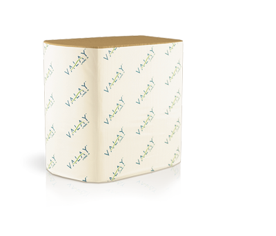 5000VN Morcon Valay 2层6.5'x8.25 '牛皮纸折叠餐巾