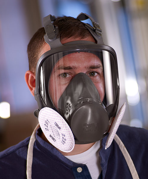 3M™小型6000系列全脸可重复使用空气净化呼吸器