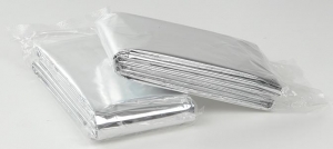 85049 Graham Medical® single-use 52` x 84` Silver Mylar Blanket