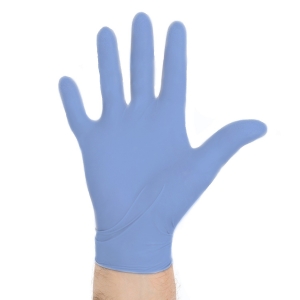 吊索健康®AquaSoft®一次性无粉Nitrile Exam Gloves