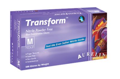 一个urelia® Transform™ Disposable Powder-Free Nitrile Exam Gloves