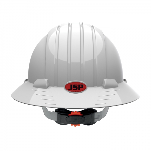 280 - ev6161 PIP JSP®®®豪华进化6161 Full Brim Hard Hat with HDPE Shell, 6-Point Polyester Suspension and Wheel Ratchet Adjustment