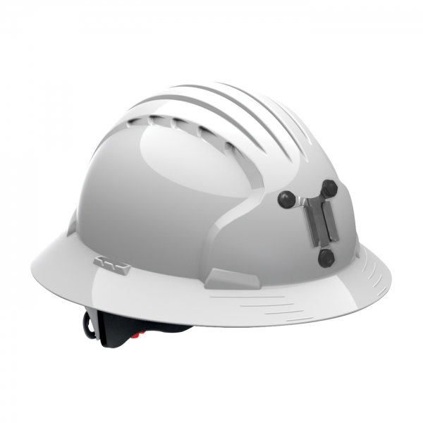 280 - ev6161m PIP JSP®®®豪华6161完整的进化Brim Mining Hard Hat: WHITE