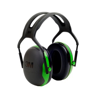 3 m™Peltor™黑色And Green Model Hearing Conservation Earmuffs