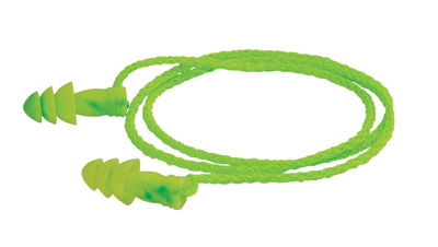 6455 Moldex®多用途绿色JETZ三法兰热塑性弹性体绳耳塞