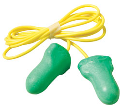 Howard Leight®一次性Max-Lite®耳塞带/绳形t型聚氨酯和泡沫绳状耳塞