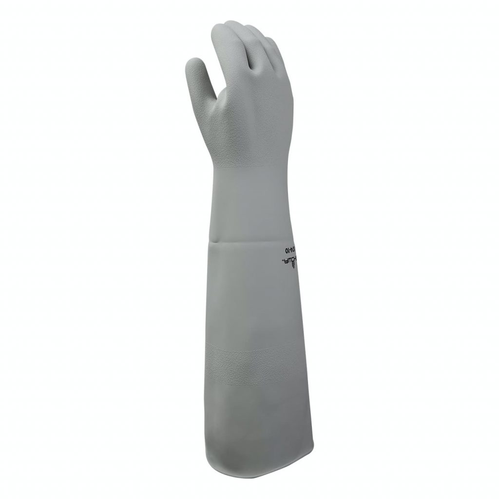 昭和®574 23英寸46毫米无衬里白色天然橡胶手套
