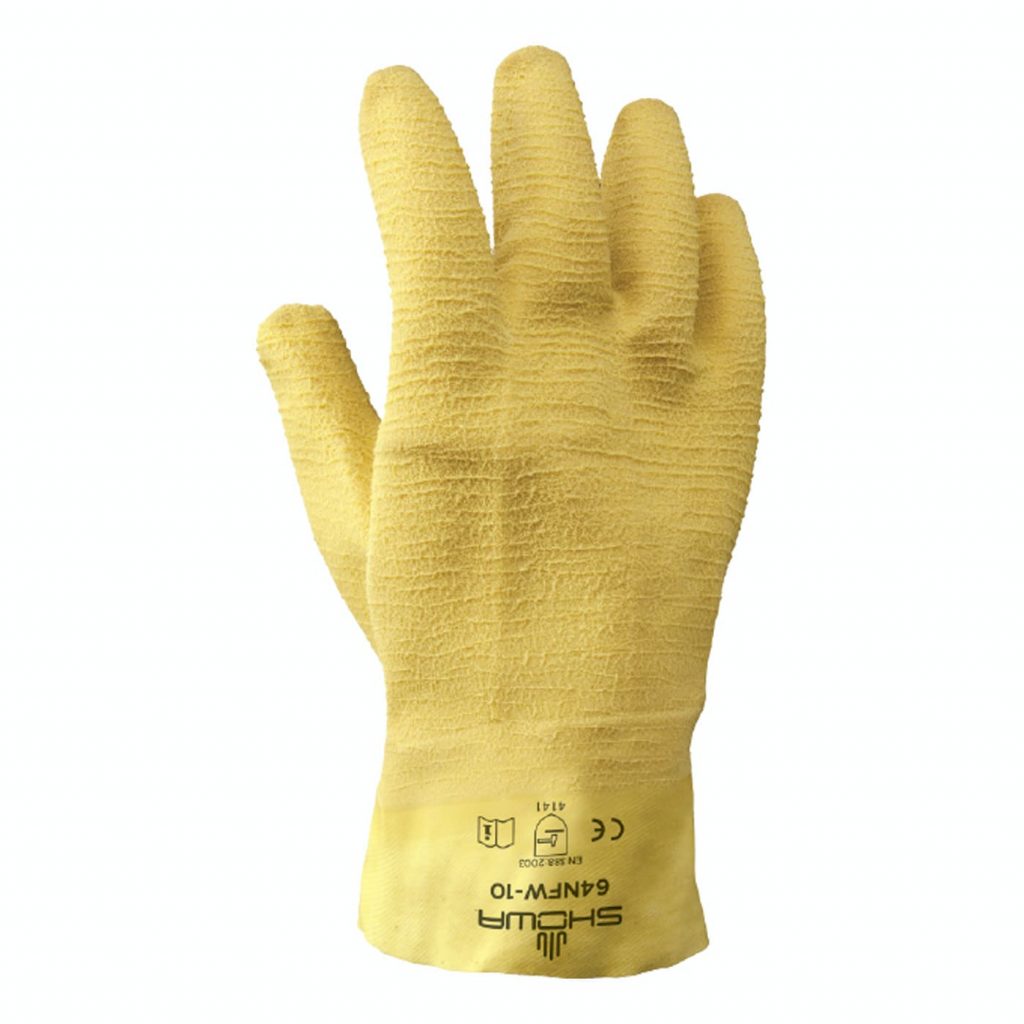 昭和®64NFW橡胶涂层10英寸手套