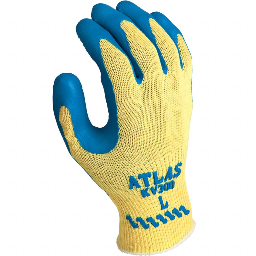昭和®Atlas®KV300乳胶涂层凯夫拉®A3切割手套
