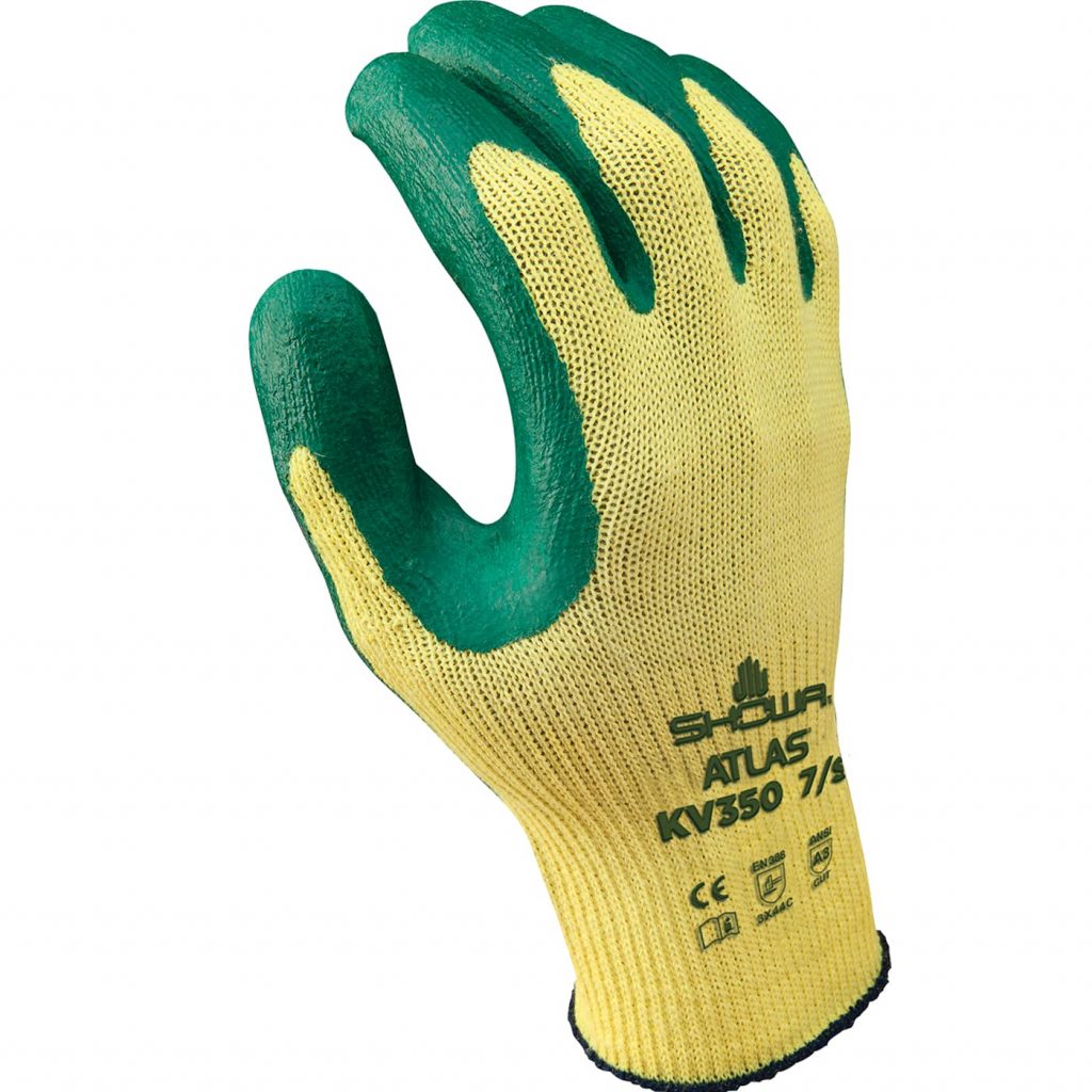昭和®Atlas®KV350丁腈涂层凯夫拉®A3切割手套