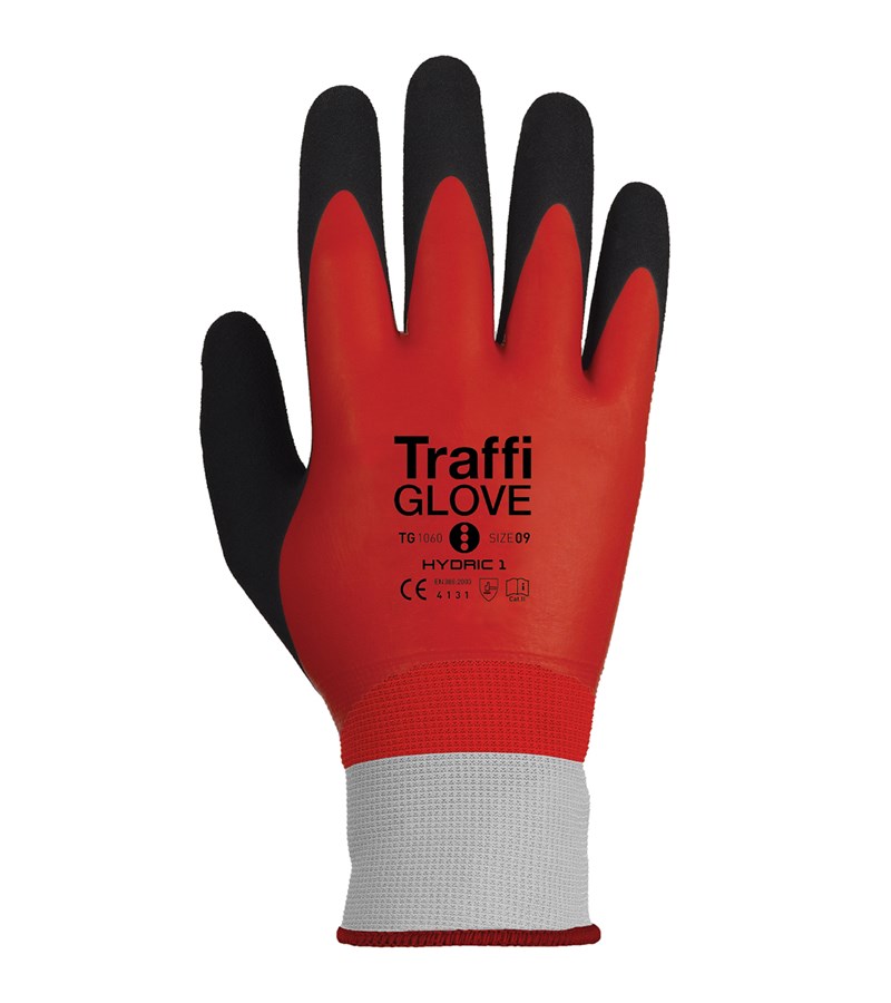 TG1060 TraffiGlove®Hydric 1手套与液体涂层工业工作手套