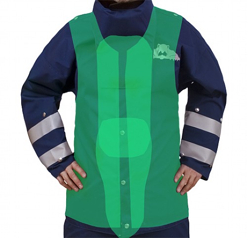 #WAC0-S000华威米尔斯TurtleSkin®水装甲外套，没有颈部或手臂保护