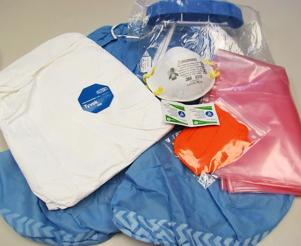 Disaster Response PPE Tyvek Coverall Kits