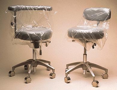 半椅套，PS101 Plasdent Clear Protection®一次性保护凳子套(20'w x 30'L)