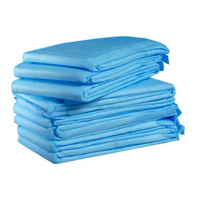 16653 Tidi®产品一次性蓝色保护纸/保利衬垫- 12 ' x 17 '