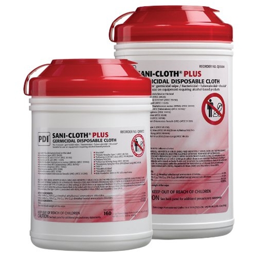 PDI®Sani-Cloth®Plus™14.85%酒精EPA注册低浓度表面消毒湿巾